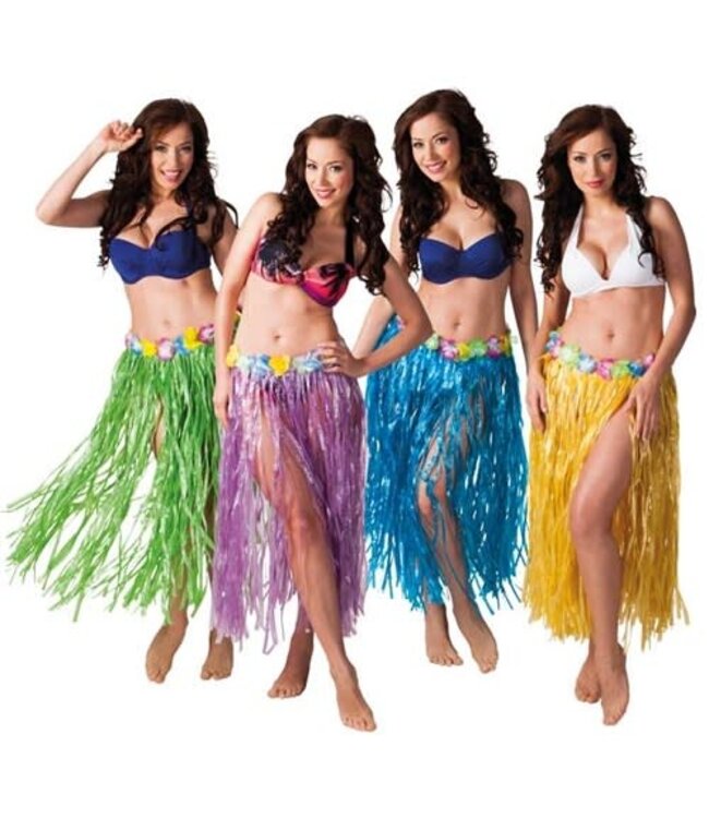 Hawaïrokje lang (80cm, assorti)