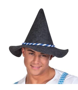 Hoed Bavaria met blauw/wit koord