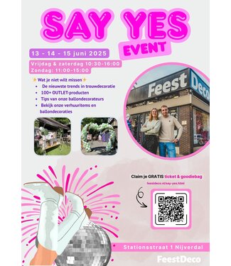 Say YES Event | Ticket & Goodiebag | 13 - 14 - 15 juni