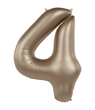 Folat Cijferballon 4 Starlight Gold | 86 cm