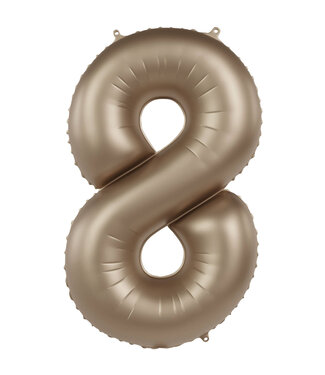Folat Cijferballon 8 Starlight Gold | 86 cm