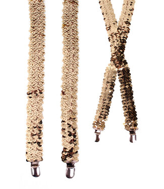 Bretels | Goud Pailletten