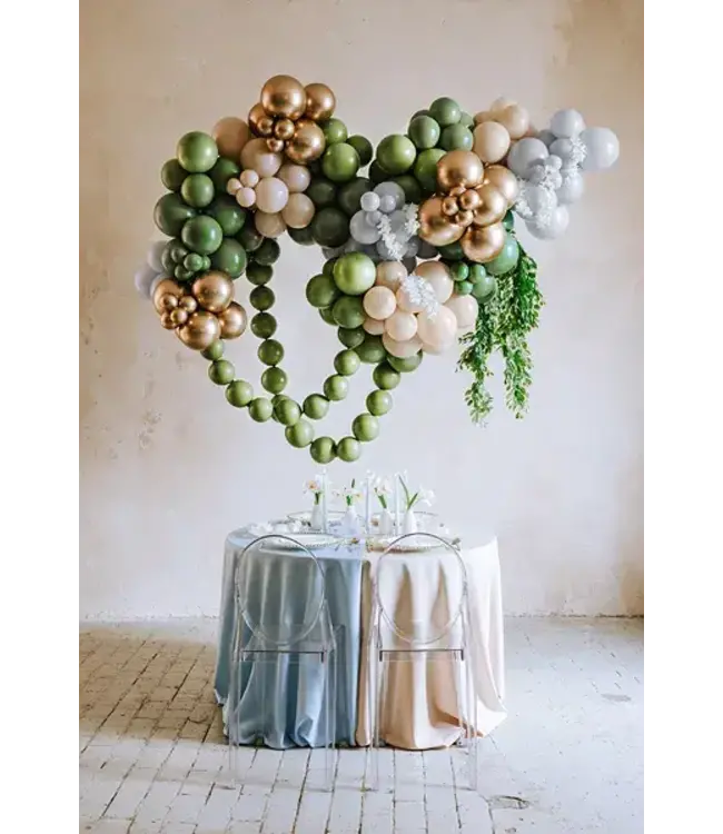 Ballonnen misty blue MINI | 5"=12cm | 10 stuks