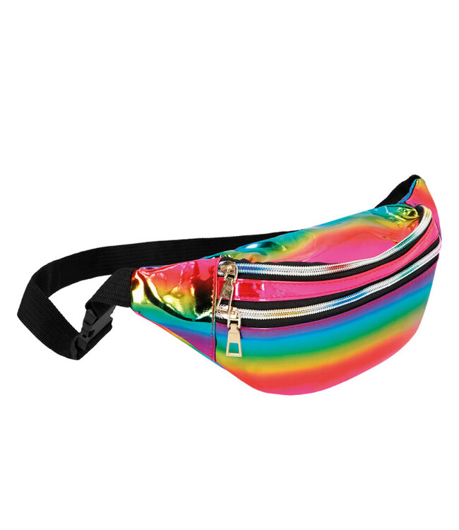 Heuptasje regenboog holographic