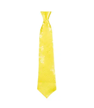 Stropdas pailletten | Geel