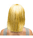 Pruik Crazy goud