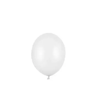 Strong Balloons Ballonnen wit metallic | MINI 12 cm=5'' | 10 stuks