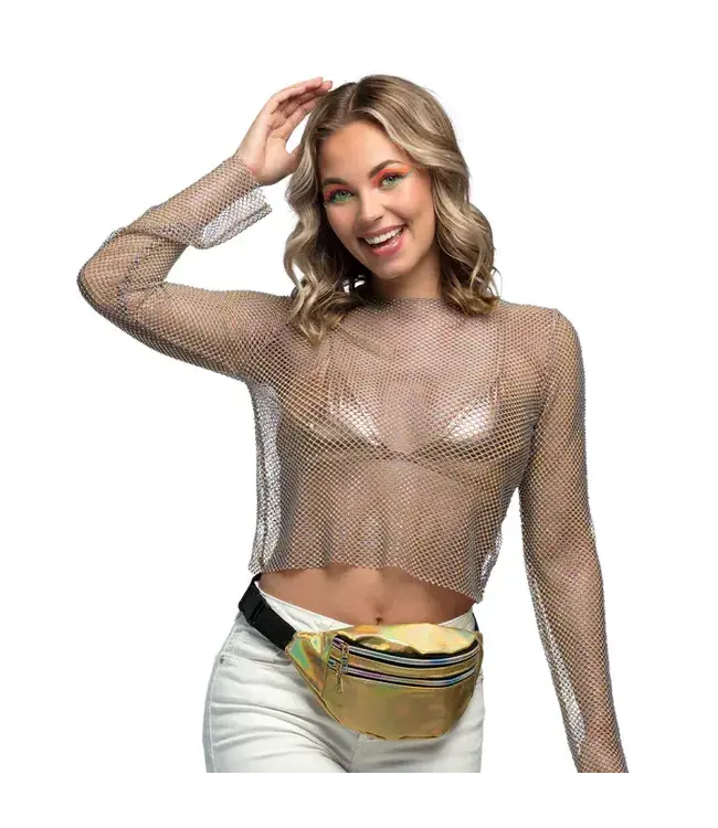 Heuptasje goud holographic