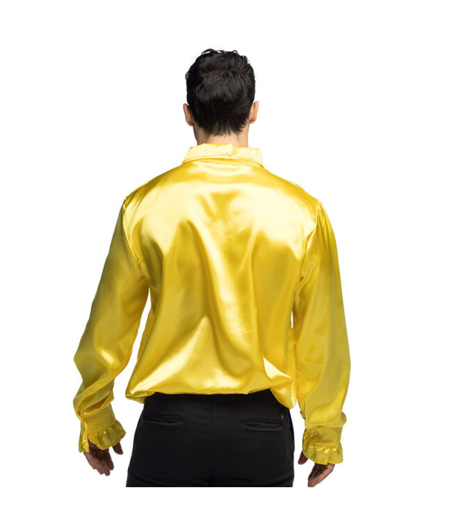 Shirt Party geel | Maat XL