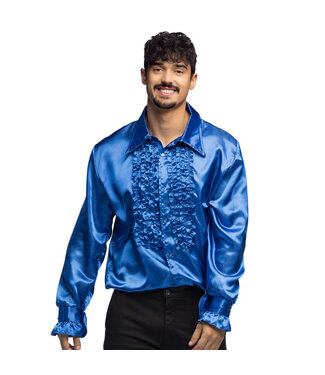 Shirt Party blauw | Maat XL