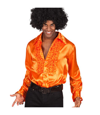 Shirt Party oranje | Maat L - 50/52