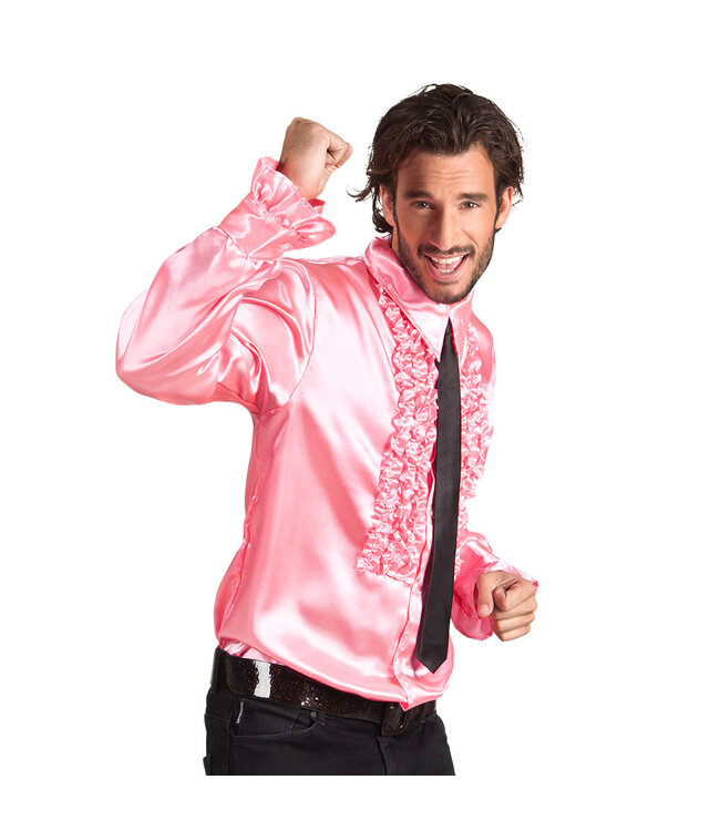 Shirt party lichtroze | Maat M