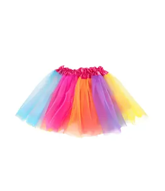 PartyPal Tule rok kleurrijk | Kind onesize