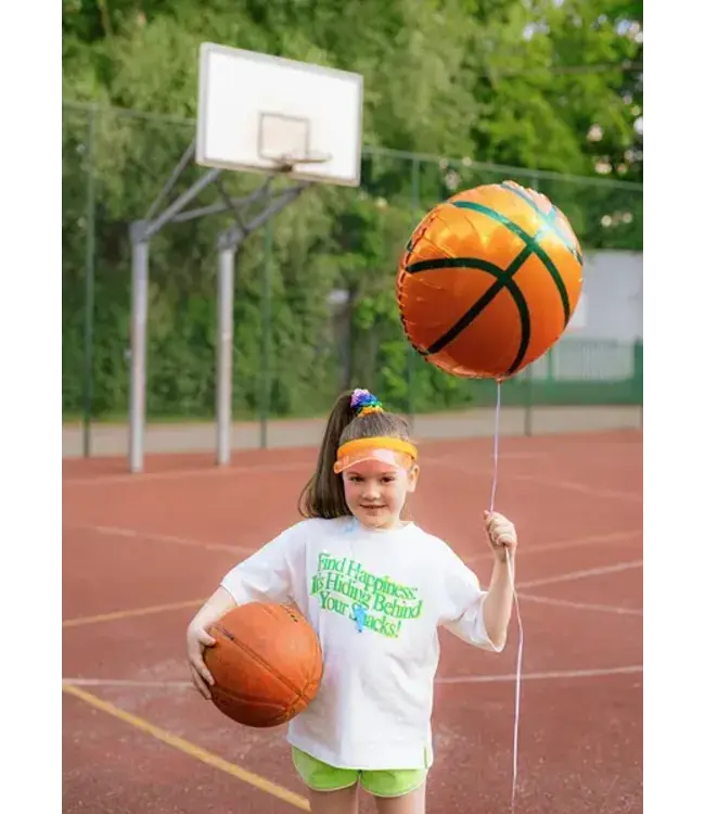 Folieballon basketbal | 35x35 cm
