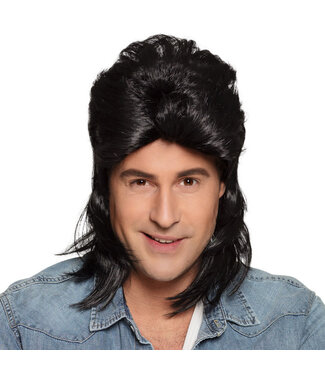 Pruik Jimmy zwart