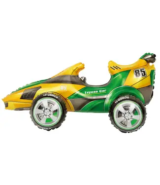 PartyPal Folieballon raceauto | 72 x 34 cm
