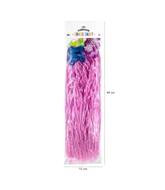 PartyPal Hawaiirok roze met bloemen