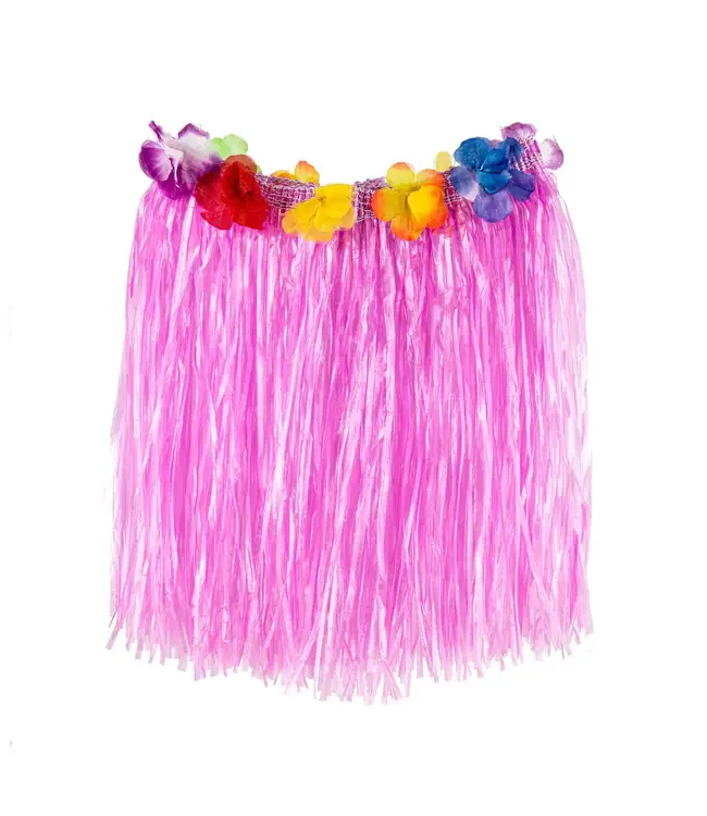 Hawaiirok roze met bloemen