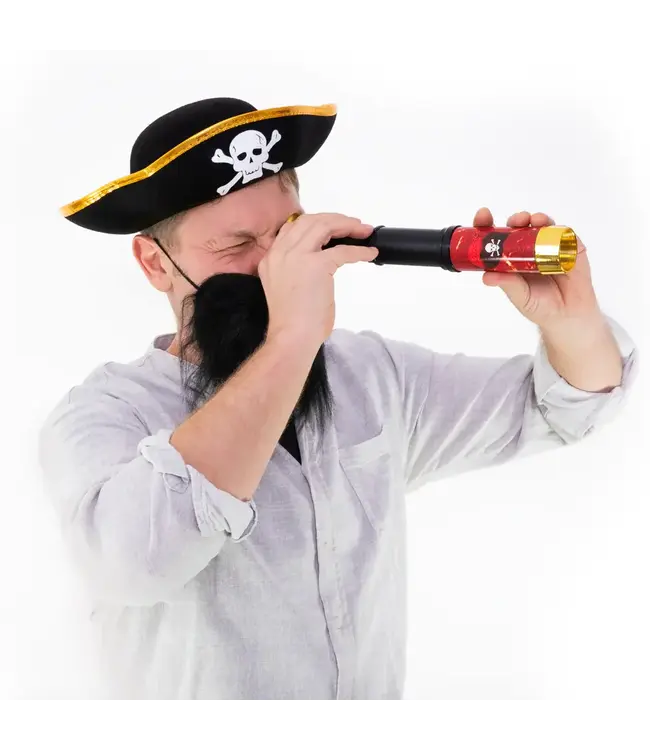 Piratenhoed | Zwart & goud