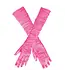 Handschoenen Roze | tot elleboog | 60 cm