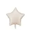 Folieballon ster | Beige | 48 cm