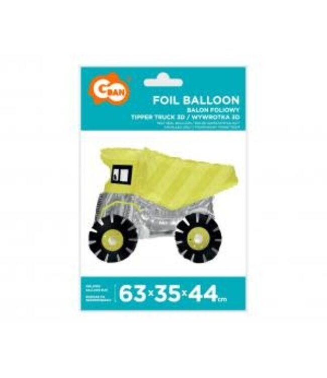 Folieballon kiepwagen | 72 x 43 x 42 cm