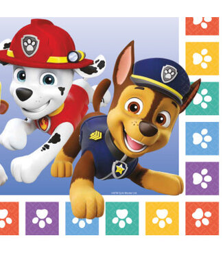 Amscan Servetten Paw Patrol | 16 stuks