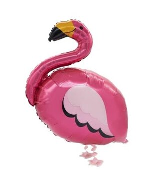 Amscan Walking balloon Flamingo XL | 83 x 71 cm