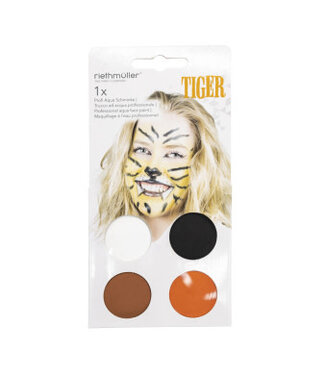 Amscan Schminkset Tiger | 4 kleuren