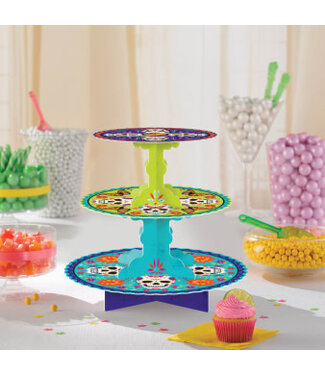 Amscan OUTLET Dia de los Muertos Etagere | 29x29cm