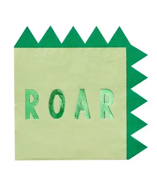Ginger Ray Servetten Dino ROAR | 16 stuks