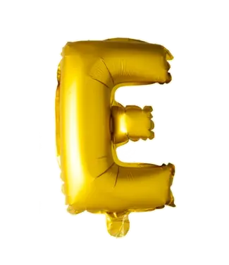 Fiesta Letterballon E Goud | 86 cm