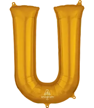 Anagram Letterballon U Goud | 86 cm