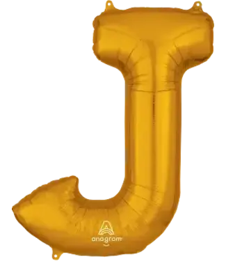 Anagram OUTLET Letterballon J Goud | 86 cm