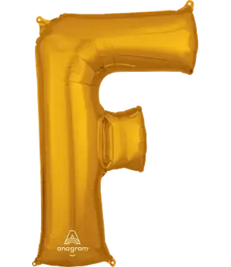 Anagram Letterballon F Goud | 86 cm