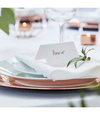 Ginger Ray Plaatskaartjes White cotton paper | 10 stuks | ECO