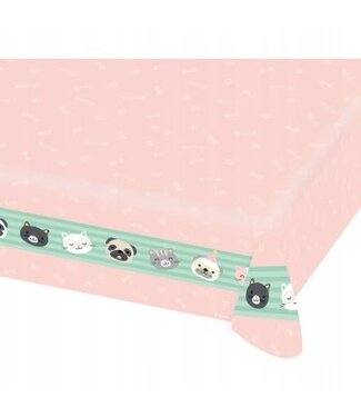 Amscan Tafelkleed honden & poezen | 1,15 x 1,75m