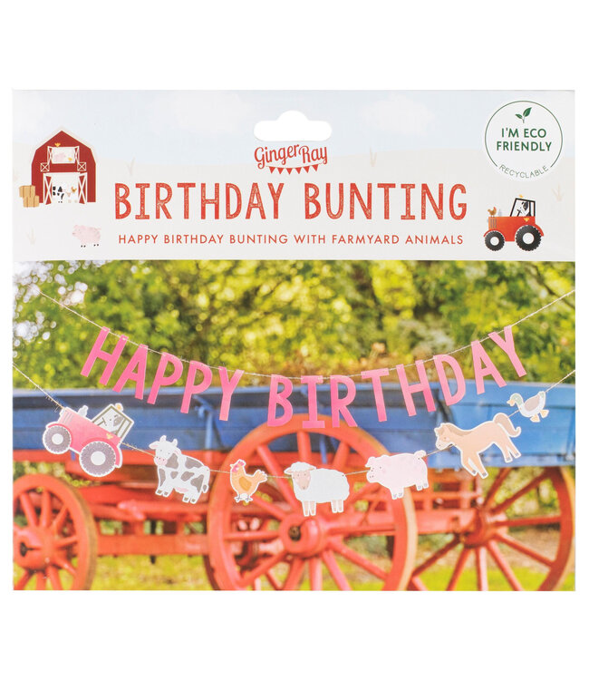 Slinger Boerderij Happy Birthday | 4 meter