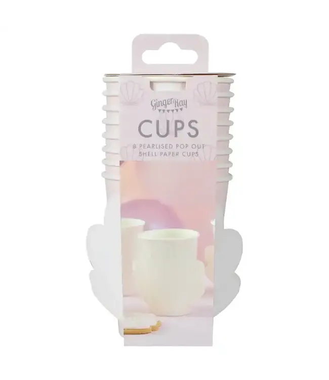 Zeemeerminbekers | 8 stuks