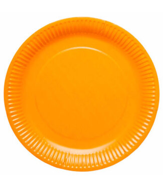 Amscan Bordjes oranje | 8 stuks | 23 cm