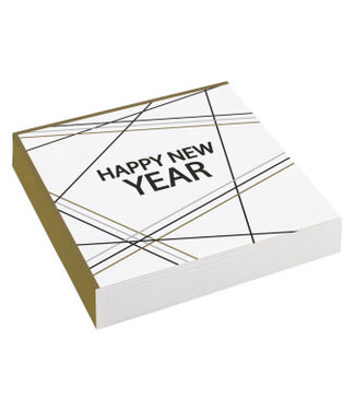 Amscan Servetten Happy New Year | 20 stuks