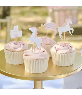 Ginger Ray Princess cake toppers | 12 stuks