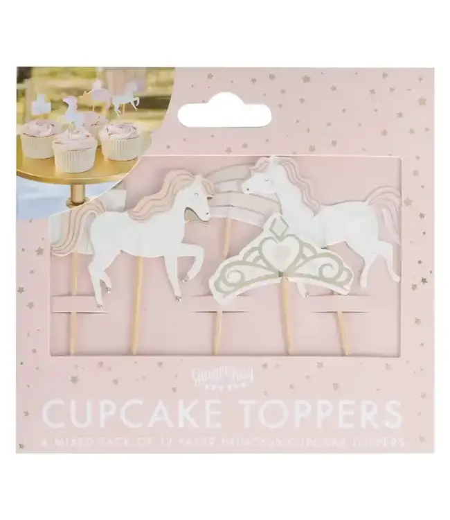 Princess cake toppers | 12 stuks