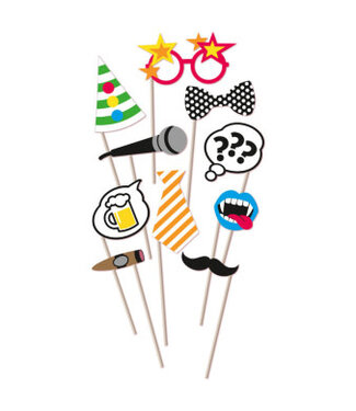 Amscan Photobooth props | 10 stuks