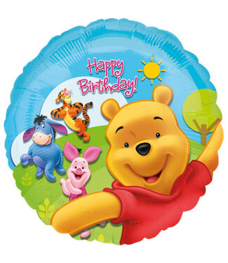 Disney Folieballon Winnie the Pooh Happy Birthday | 43 cm