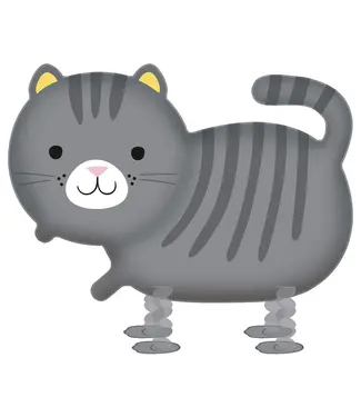 Amscan Folieballon poes walking balloon | 52 x 75 cm