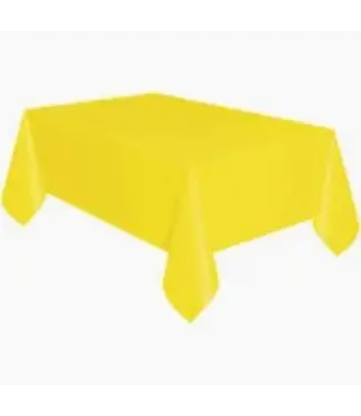 Amscan Tafelkleed geel ECO | 137 x 274 cm