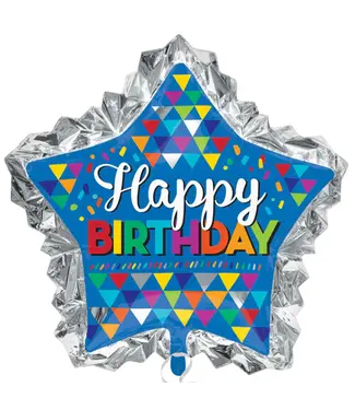 Anagram Folieballon Happy Birthday XL | 86 cm