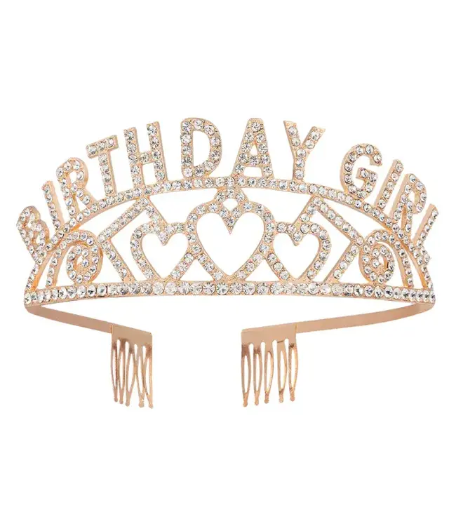 Tiara Birthday girl | Metaal