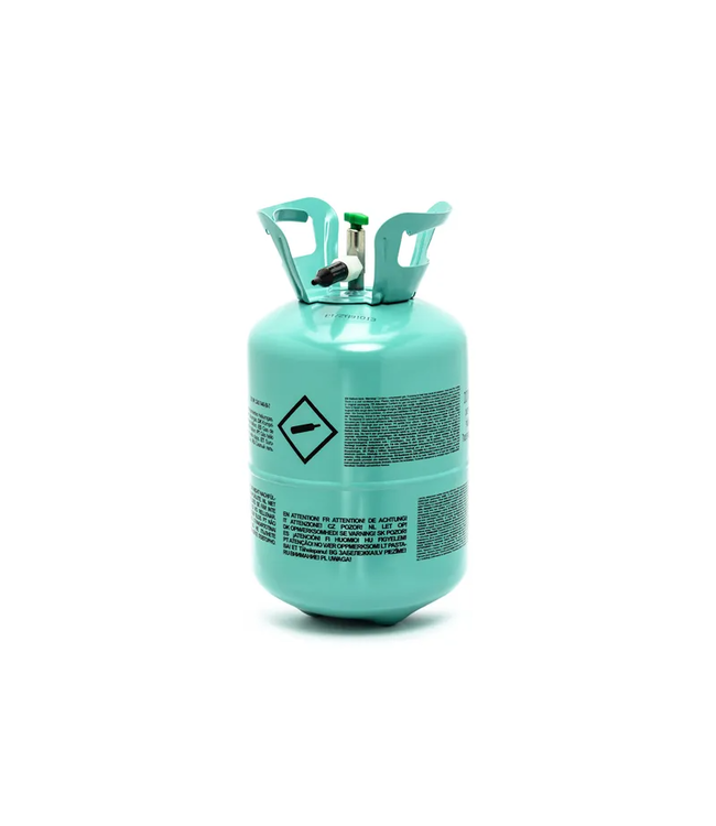 Heliumtank lichtblauw | 30 ballonnen van 23 cm